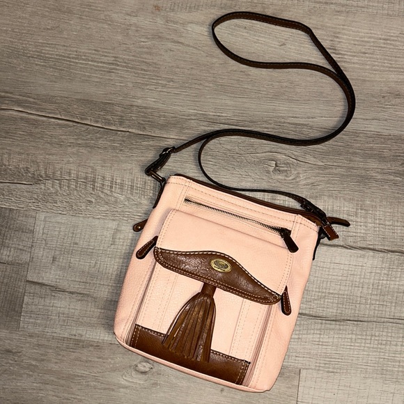 Born of concept cross body 10X10X2in blush pink pleather - Picture 1 of 4